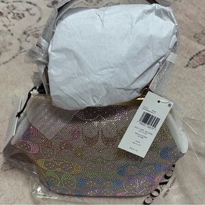 BNWT.  Coach Crystal Kisslock 16 Bag